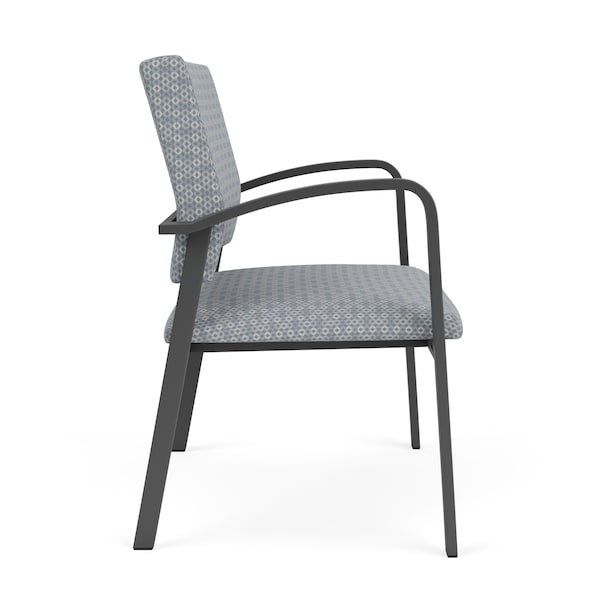 Newport Bariatric Chair Metal Frame, Charcoal, RS Fog Upholstery